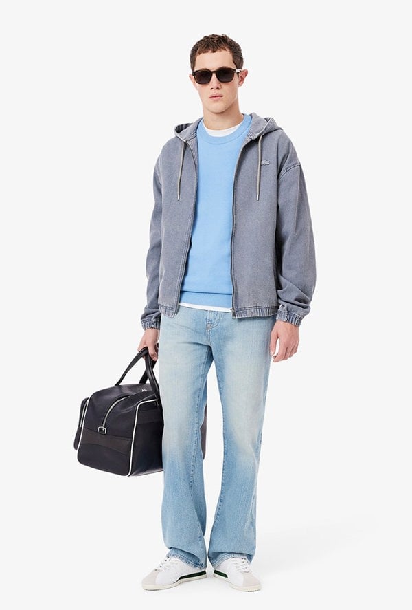 Lacoste 5 Pocket Straight Cut Indigo Jeans
