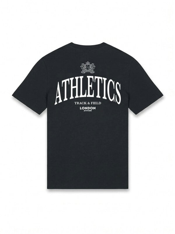 London Attitude Athletics Premium Graphic T-Shirt in White Print