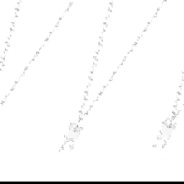 Turkish Kangal Dog Silhouette Silver Necklace - Personalised - MYLEE London