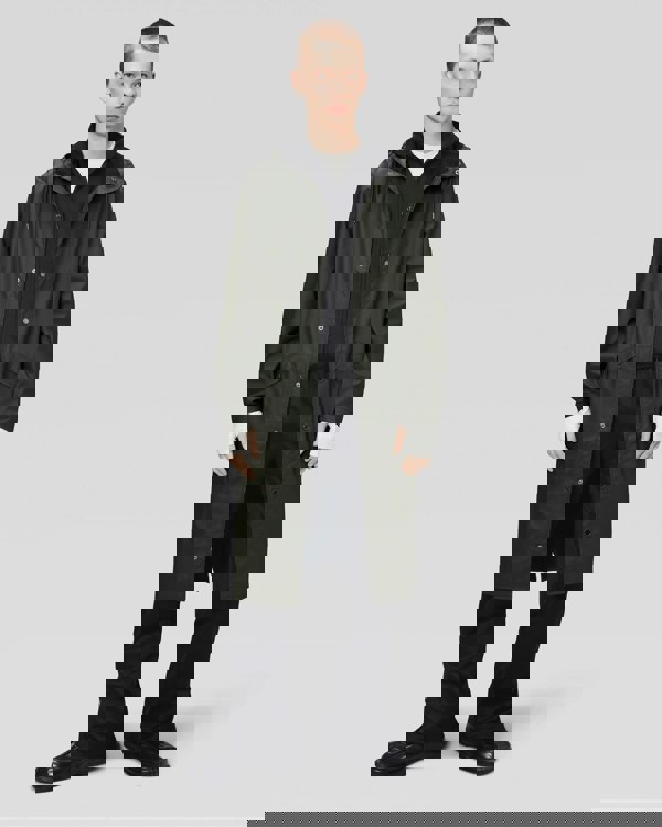 Rains Longer Unisex Jacket - 03 Green