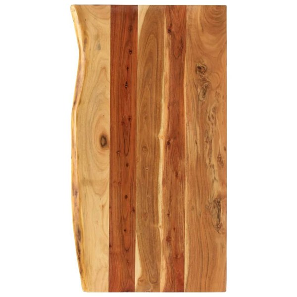 Berkfield Bathroom Vanity Top Solid Acacia Wood 100x52x3.8 cm