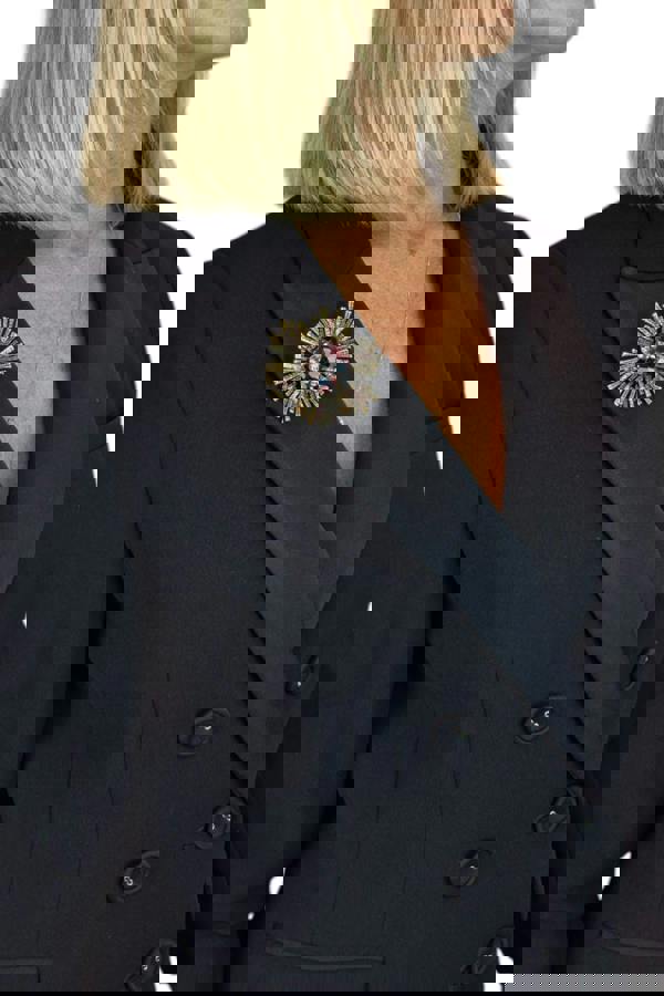 Paulo Due Diamante Large Spray Star Brooch Pin