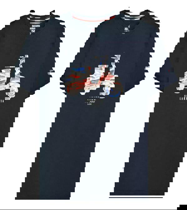 Lambretta Mens Classic Carnaby Scooter Mod Ska Casual T-Shirt