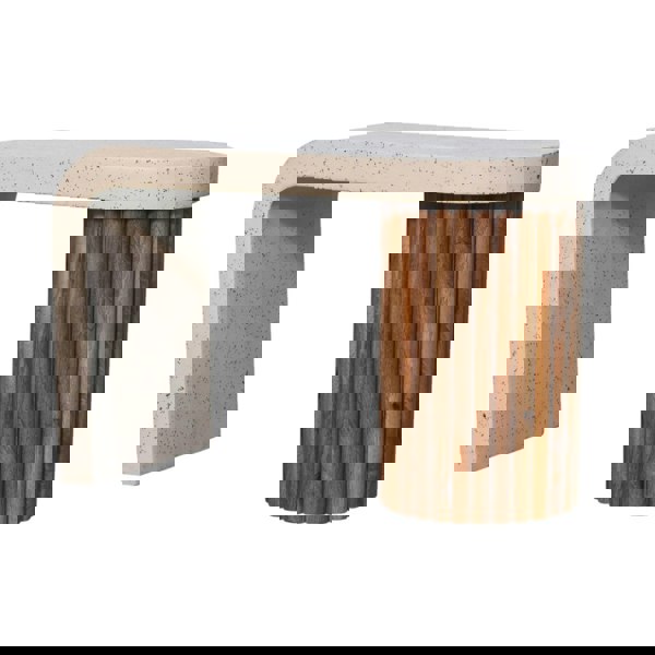 Artisan Furniture Solid Wood Serenity Terrazzo Coffee Table