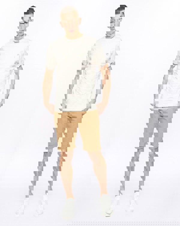 Crosshatch Sinwood Chino Shorts Sand