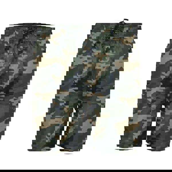 Duke Mens D555 Kody Camo All-Over Print Kingsize Swim Shorts - Camo Green