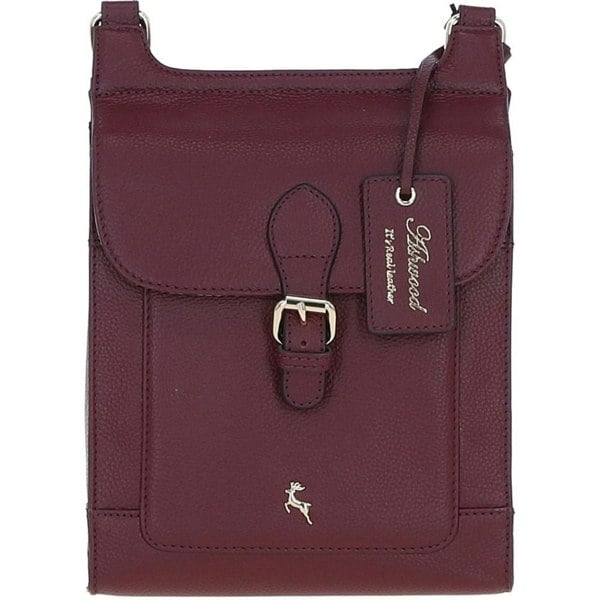 'Eclisse Cuoio' Real Leather Crossbody Bag: X-33