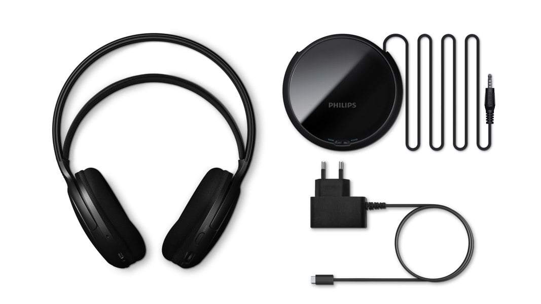 Philips RF-SHC5200M2 Wireless Hi-Fi Over-Ear Rechargeable Headphone - Free Gift RRP £10!