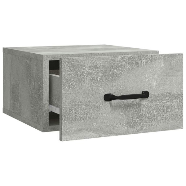 Berkfield Wall-mounted Bedside Cabinets 2 pcs Concrete Grey 35x35x20 cm