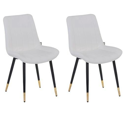 HYGRAD BUILT TO SURVIVE Faux Leather Dining Chairs, Padded – Set of 2 | HYGRAD®