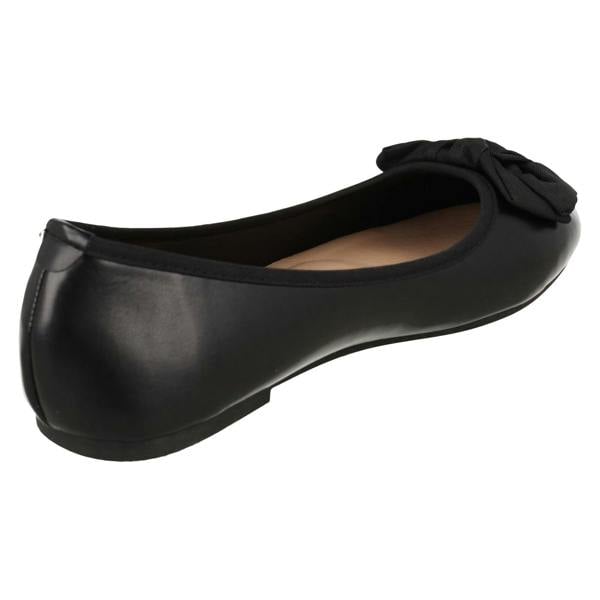 Spot On Ladies Spot On Flat Comfort Wide Ballerina Shoes F80588