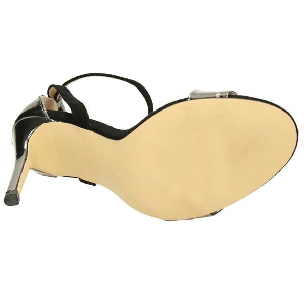 Spot On Ladies Spot On High Heel Ankle Strap Sandals