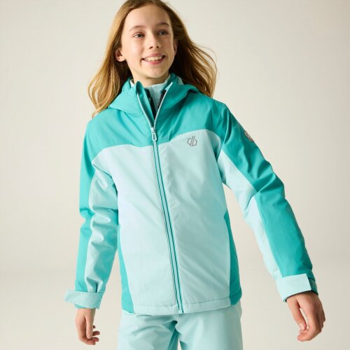 Dare 2B Kids Piste Two Tone Ski Jacket - Turquoise