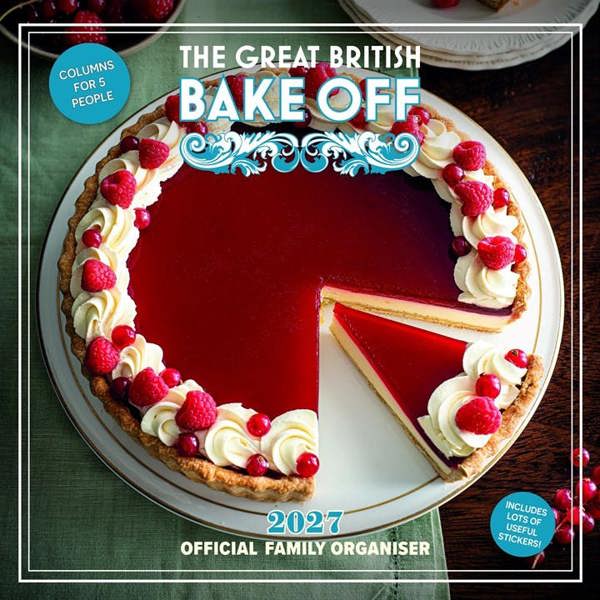 The Great British Bake Off Family Organiser 2027, Family Planners, Month To View, Lifestyle, Gift