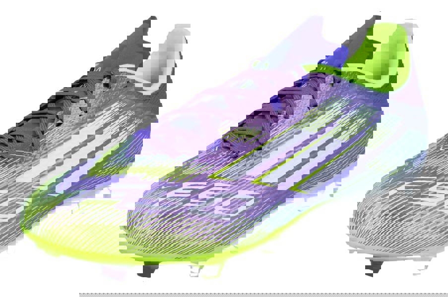 Adidas F50 League Fg/Mg Mens Football Boots Soccer Cleats  JI0003 - Purple White Yellow JI0003 - Photo 0