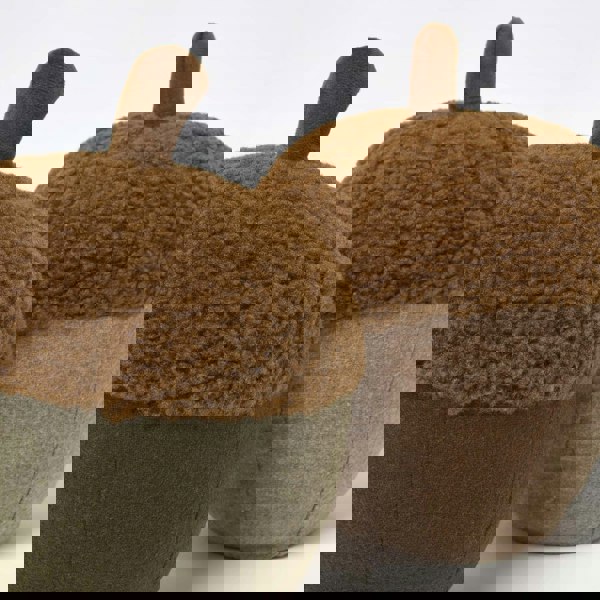 HOMESCAPES Luxury Fabric Acorn Doorstop Set of 2