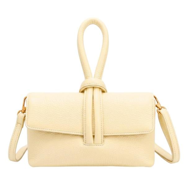 Kitise Knotted Loop Top Handle Mini Crossbody Shoulder Handbag