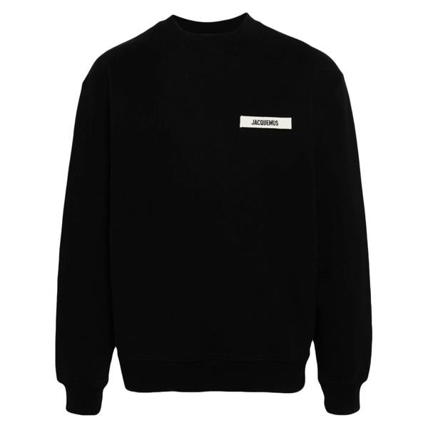 Jacquemus The Gros Grain Sweatshirt   in  Black