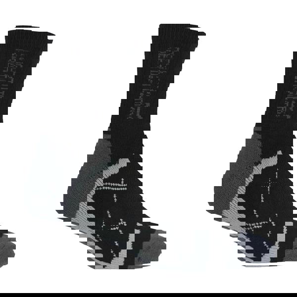 Regatta Mens Active Outdoor Socks (Pack of 2) - Black/Hawaiian Blue - 