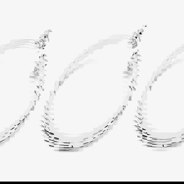 Swarovski Attract Soul White Crystal Heart Bangle 5518814 M