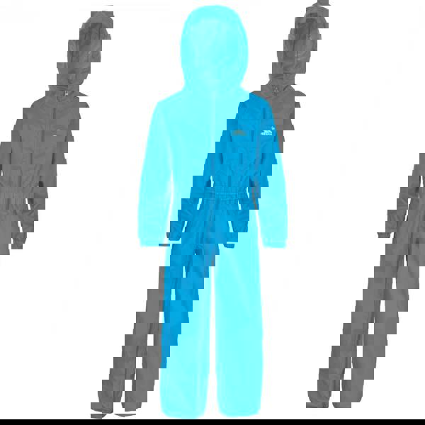 Trespass Babies Button Rain Suit - Blue