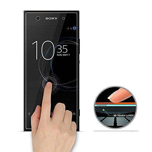Xperia XA1 Protector, Tempered Glass Protective Films Invisible Transparent Clear Protection Display Shield for Xperia XA1 - (Pack of 2)