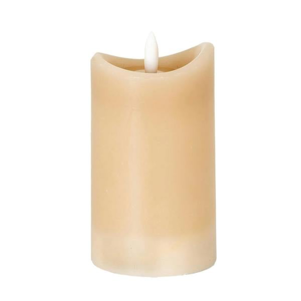 Hill Interiors Luxe Collection LED Candle (Batteries Included) - Taupe - 