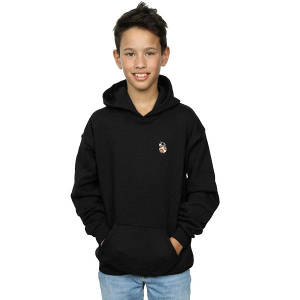 Star Wars Boys The Force Awakens BB-8 Chest Print Hoodie - Black