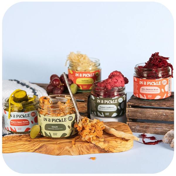 All 'In a pickle' jars together