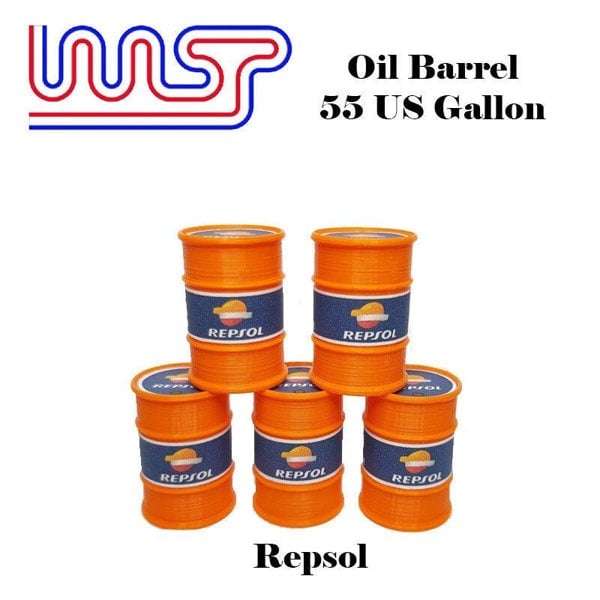 MCSlots Repsol 5 x Barrel Drum 1:32 Scale Slot Car Track Scenery Wasp