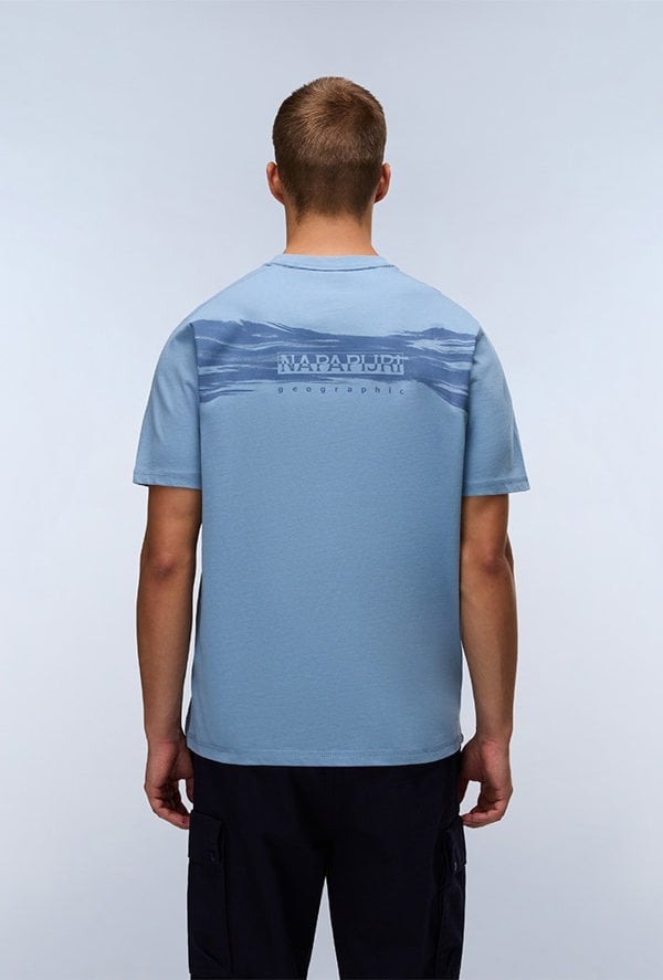 Napapijri Back Graphic Jersey Short Sleeve T-Shirt