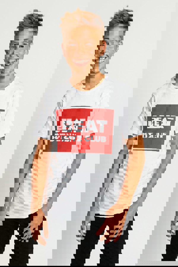 Beat Boyz Club Kingpin T-Shirt - White/Red