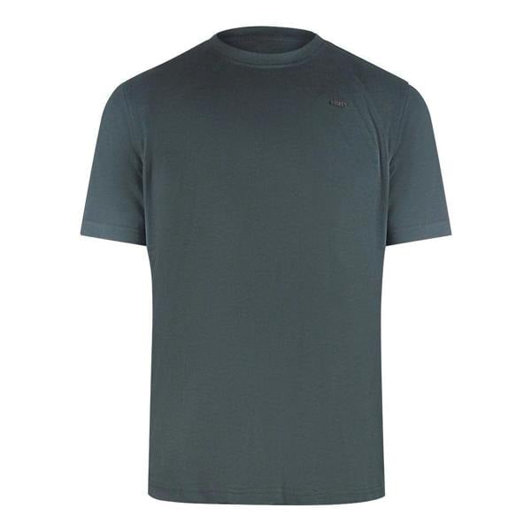 Diesel Mens Small Logo Cotton T-Shirt - Grey - 