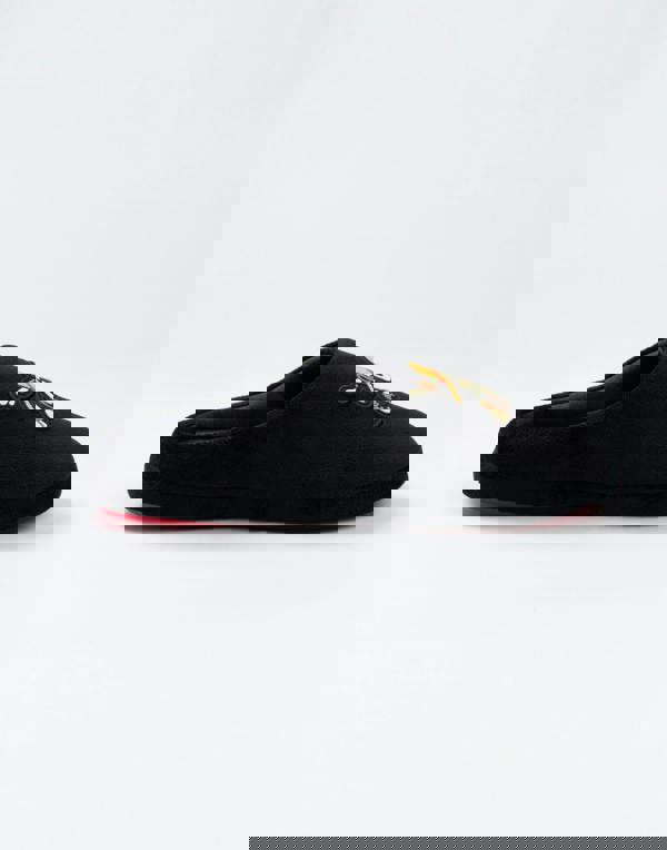 One Piece Mens Black Logo Mule Slippers