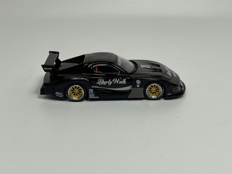 Mini GT Mazda RX-7 LB Super Silhouette Liberty Walk Black LHD 1:64 Mini GT MGT00785L