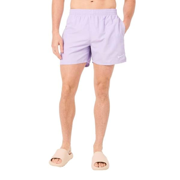 Nike Mens Embroidered Logo Regular Swim Shorts - Lilac - 