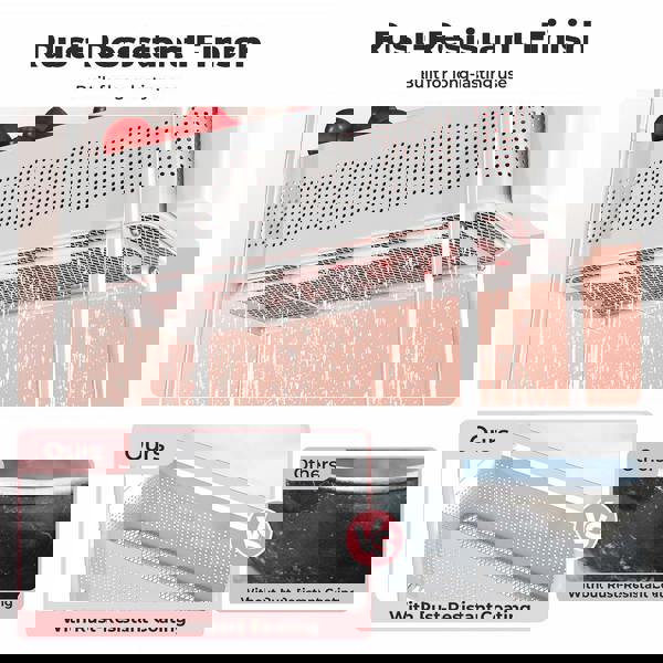 Levede 4 Tier Kitchen Trolley Cart Narrow on Wheels Pull out Bakset Storage Bins