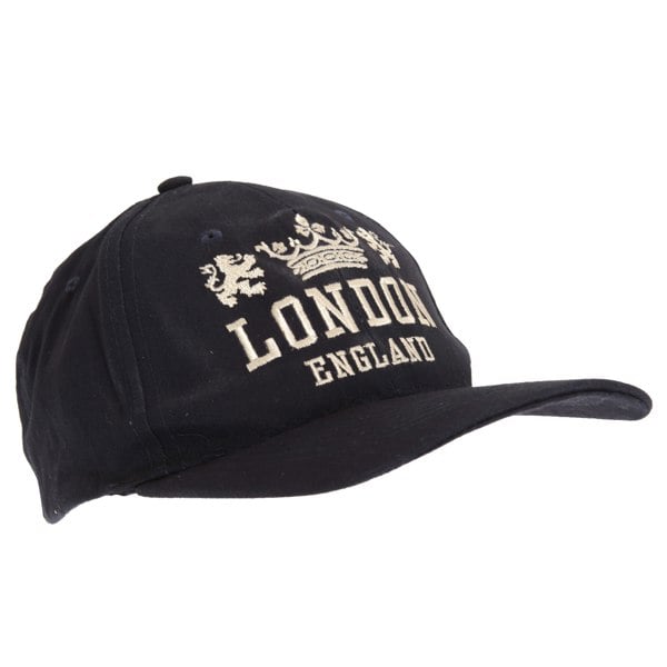 Universal Textiles Unisex Navy London England Union Crest Cap - NAVY