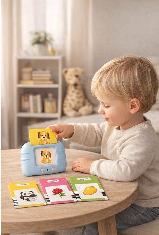 Dyzi Interactive Talking Flash Cards 224 Words Toddler Toy