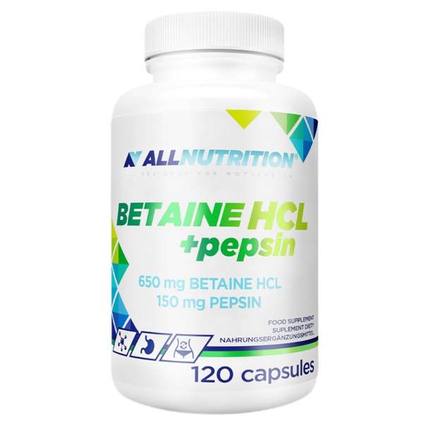 Allnutrition Betaine HCl + Pepsin - 120 caps