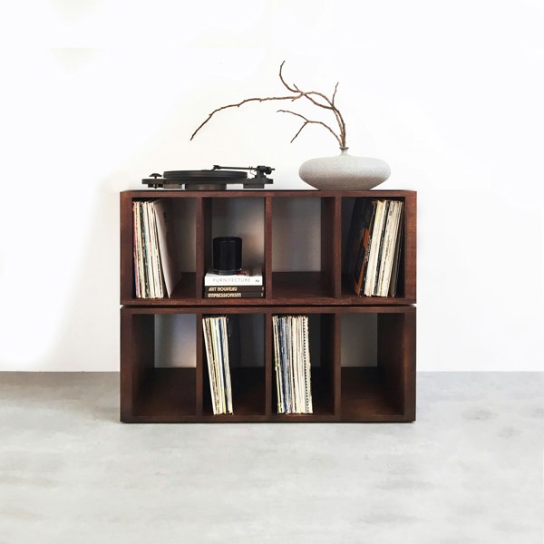 The Urban Editions Corston Vinyl Storage Cube Shelving