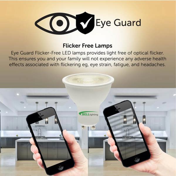 BELL Lighting GU10 Dimmable LED Spotlight 4.4W Energy Saving LED Bulbs