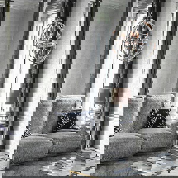 Laura Ashley Josette Wallpaper - White - 10m