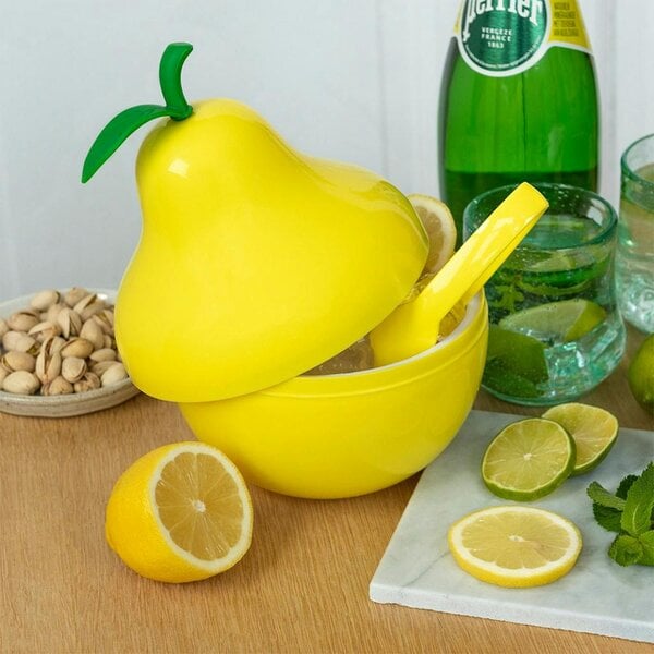Love Frankie Pear Ice Bucket with Lid & Tongs