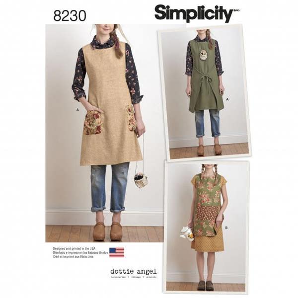 Simplicity Sewing Pattern 8230, Dresses for Women, A (XS-S-M-L-XL) - Intermediate