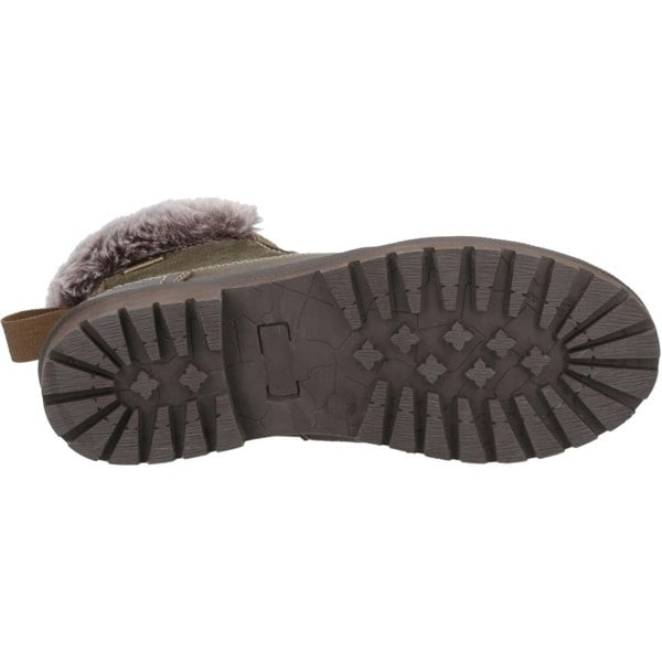 Cotswold Evenlode Leather Women's Khaki Winter Ankle Boots