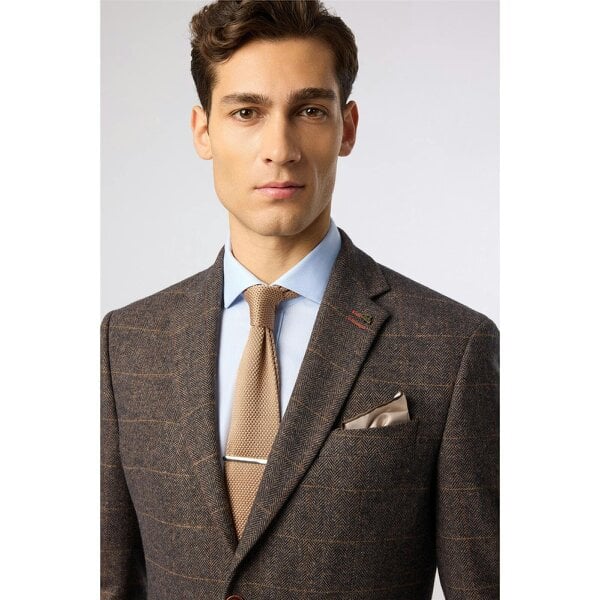 Antique Rogue Sand Knitted Tie