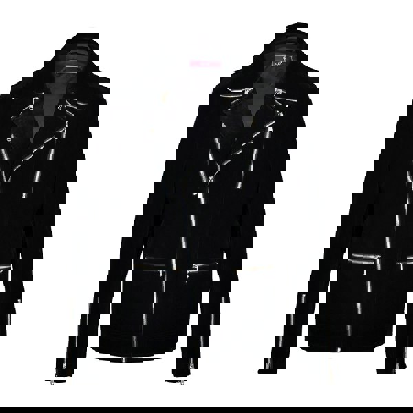 David WeJ Washington Corduroy Biker Jacket - Black