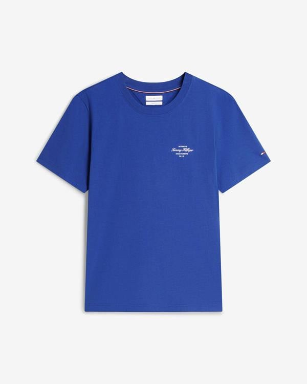 Tommy Hilfiger Nautical Back Photo Mens T-Shirt - Pigment Blue
