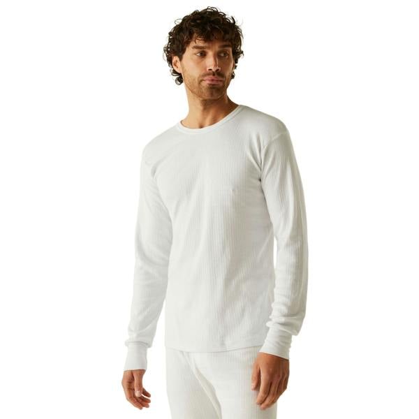 Regatta Thermal Underwear Long Sleeve Vest / Top - White - 